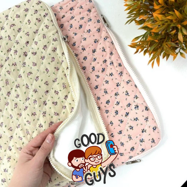 Чохол для ноутбука та MacBook (13"-15") Puffy Flowers "Kazurm" White 4284-1 фото