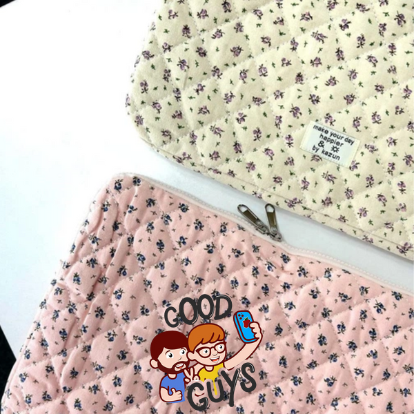 Чохол для ноутбука та MacBook (13"-15") Puffy Flowers "Kazurm" White 4284-1 фото