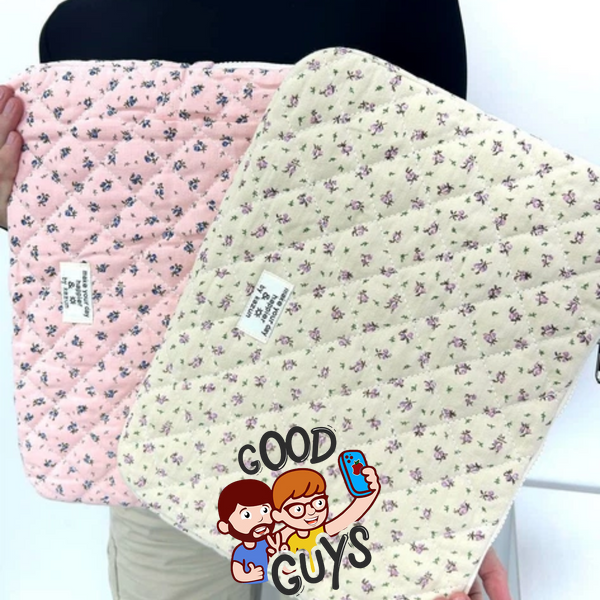 Чохол для ноутбука та MacBook (13"-15") Puffy Flowers "Kazurm" White 4284-1 фото