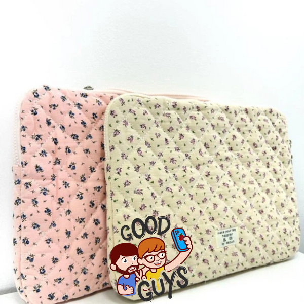Чохол для ноутбука та MacBook (13"-15") Puffy Flowers "Kazurm" White 4284-1 фото