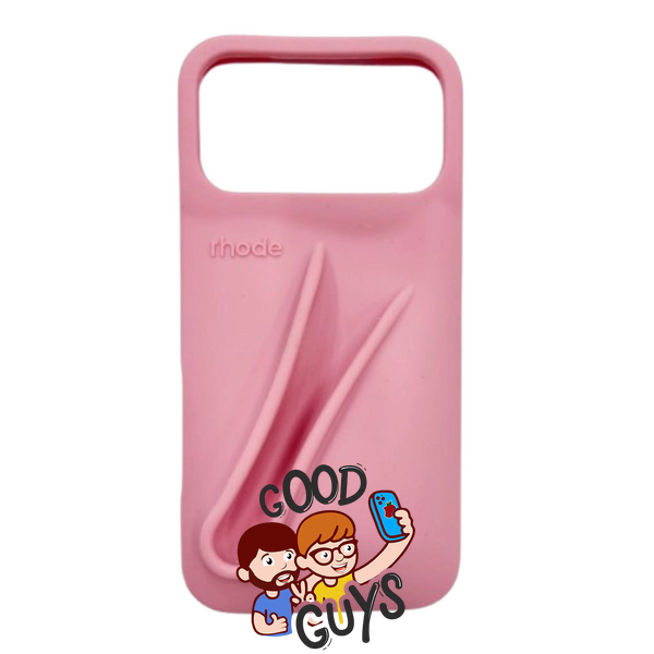Чохол Lipstick case Rhode з місцем для блиску для iPhone 17 (блиск у комплекті) Ribbon 4140-4 фото