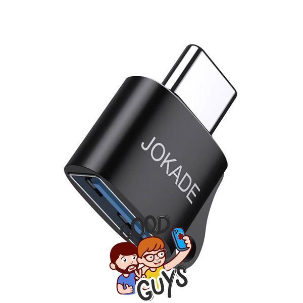 Перехідник JOKADE JC004 [USB 3.0 - Type-C] OTG adapter Black 2833-0 фото