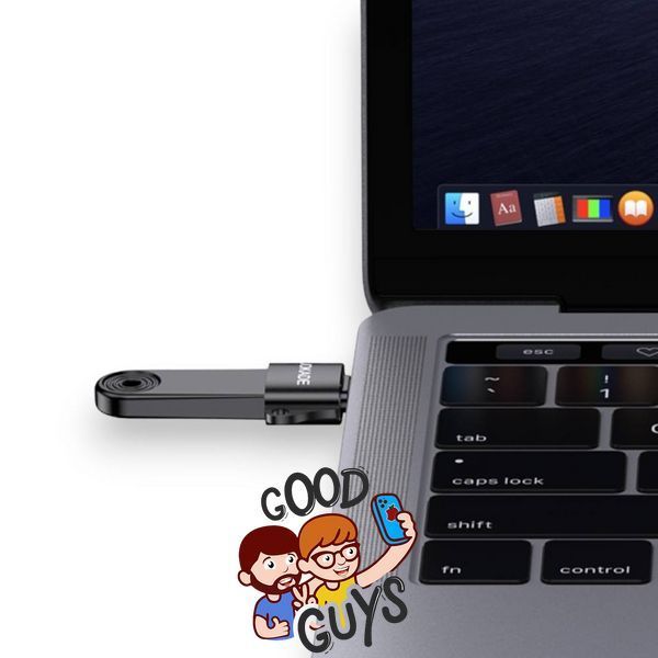 Перехідник JOKADE JC004 [USB 3.0 - Type-C] OTG adapter Black 2833-0 фото
