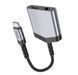 Перехідник HOCO LS39 [Type-C to USB-C+3.5mm] Metal Black 2867-0 фото 4
