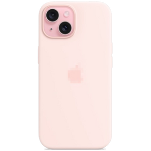 Чохол Silicone Case 1:1 для iPhone 15 Plus Light Pink 1645-5 фото