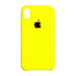 Silicone Case FULL iPhone Xs Max Party Yellow 115-74 фото