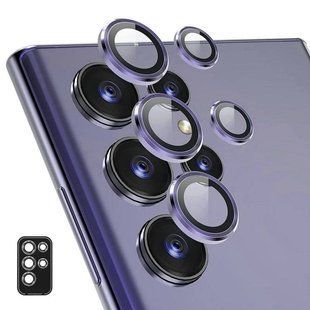 Захисні лінзи для камери Metal Classic для Samsung S22 Ultra Purple 2987-4 фото