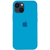 Silicone Case FULL iPhone 14 Plus Blue 128-15 фото