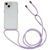 Чохол прозорий протиударний з шнурком iPhone 14 Pro Violet 1217-2 фото