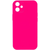 Чохол Silicone case Full + Camera NO LOGO iPhone 12 Barbie Pink 4208-2 фото