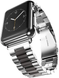 Ремінець Steel Band 3 Beats for Apple Watch 38,40,41,42mm(10,11S)Silver-Black 279-3 фото 1