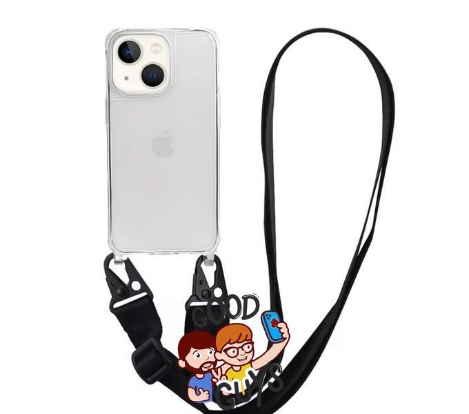 Чохол Armored з ремінцем Crossbody для iPhone 13 Black 1480-1 фото