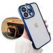 Crystal case Camera stand для iPhone 16 Pro Dark Blue 2711-1 фото 1