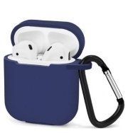 Чохол з мікрофіброю для AirPods 1/2 Midnight Blue 1430-10 фото