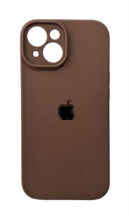 Чохол Silicone case Full + camera iPhone 13 Chocolate 1066-36 фото
