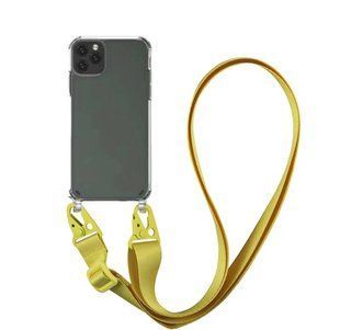 Чохол Armored з ремінцем Crossbody для iPhone 11 Pro Max Yellow 1519-5 фото
