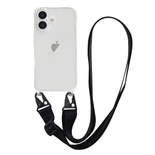 Чохол Armored з ремінцем Crossbody для iPhone 17 Pro Max Black 4064-1 фото