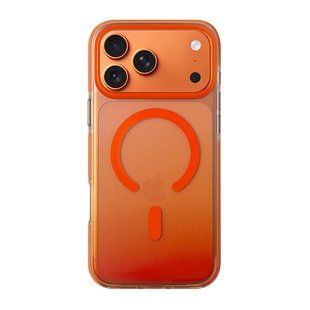 Чохол з градієнтом Mystik Gradient Magsafe 17 Pro Cosmic orange 4422-6 фото
