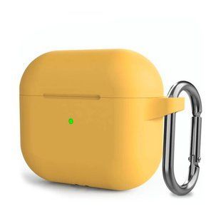 Чохол з мікрофіброю для AirPods 3 Yellow 1432-14 фото