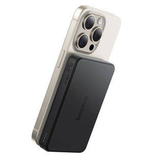 Павер бенк Baseus Airpow Ⅱ Qi2 Magnetic Power Bank 10000mAh 22.5W Black 3013-0 фото