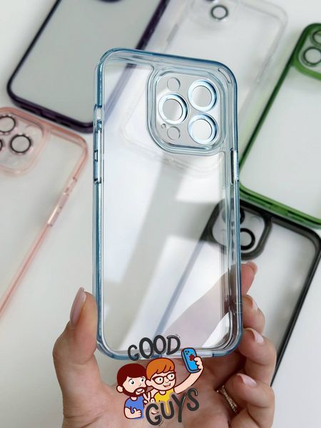 Чохол Acrylic Lens Protection Case для iPhone 15 Pro Violet 1783-2 фото