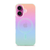 Чохол прозорий блискучий з MagSafe iPhone 17 Rainbow 4301-2 фото