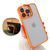 Crystal case Camera stand для iPhone 14 Orange 1758-3 фото