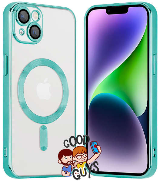 Чохол Shining with MagSafe на iPhone 13 Green 357-4 фото
