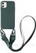 Чохол силіконовий з ремінцем Crossbody для iPhone 11 Forest Green 1195-4 фото 1