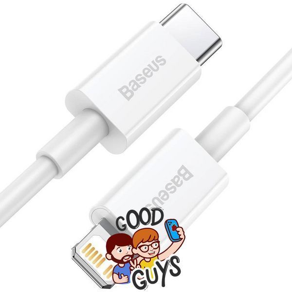 Кабель Baseus [Type-C to Lightning] PD 20W CALTYS-C02 2m White 2868-0 фото