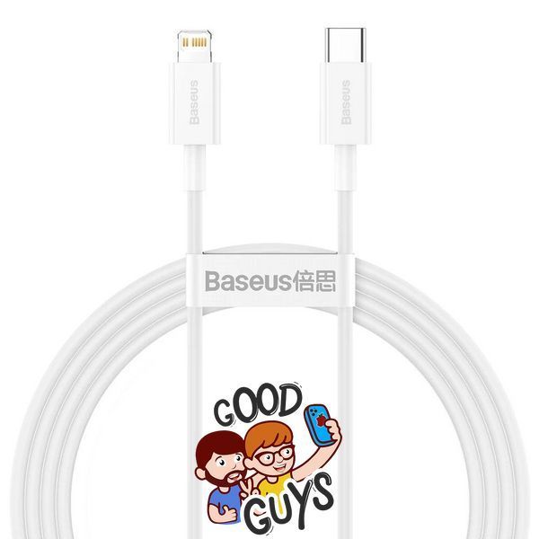 Кабель Baseus [Type-C to Lightning] PD 20W CALTYS-C02 2m White 2868-0 фото