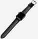 Ремінець Leather Bands для Apple Watch 38mm,40mm,41mm,42mm(10,11S) Black-Silver 1234-4 фото 1