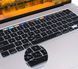 Чорна накладка на клавіатуру з літерами для MacBook Pro 13" (2020-2022) / Pro 16" (2019) with TOUCH BAR Return малий 2352-2 фото 2