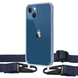 Чохол Armored з ремінцем Crossbody для iPhone 13 Pro Midnight Blue 1481-3 фото 1