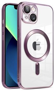 Чохол Shining with MagSafe на iPhone 13 Purple 357-5 фото