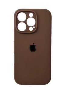 Чохол Silicone case Full + camera iPhone 13 Pro Chocolate 1067-36 фото