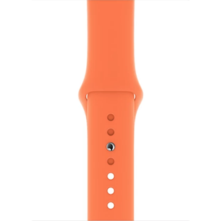 Ремінець Apple Watch Silicone 42,44,45,46mm(10,11S),49mm(ultra 1-3S)Orange 276-12 фото