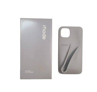 Чохол Lipstick case Rhode з місцем для блиску для iPhone 17 Air Gray 4145-6 фото