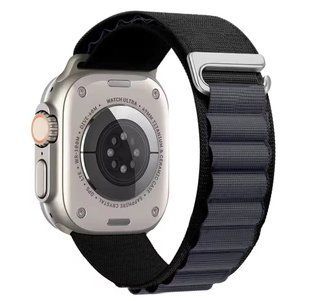 Ремінець Alpine Loop Band 42,44,45,46mm(10,11S),49mm(ultra 1-3S)Black-Dark Gray 286-9 фото