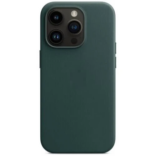 Чохол Leather Case 1:1 with MagSafe iPhone 13 Forest Green 2237-3 фото