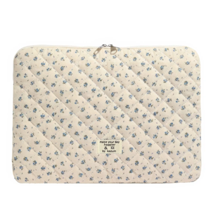 Чохол для ноутбука та MacBook (13"-15") Puffy Flowers "Kazurm" White 4284-1 фото