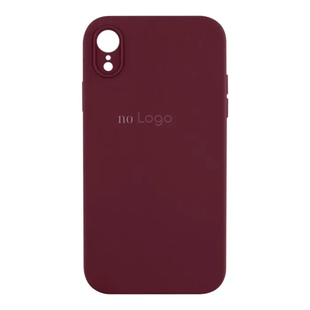 Чохол Silicone case Full + Camera NO LOGO iPhone XR Marsala 4204-8 фото