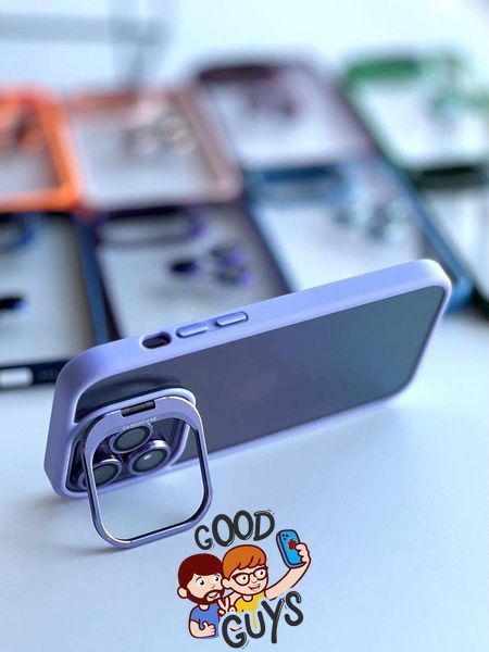 Crystal case Camera stand для iPhone 14 Sierra Blue 1758-4 фото