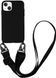 Чохол силіконовий з ремінцем Crossbody для iPhone 13 mini Black 2125-0 фото 1