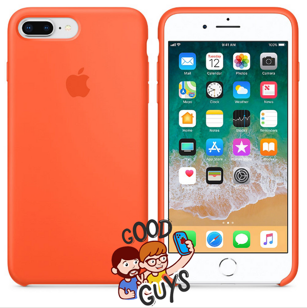 Silicone Case FULL iPhone 7 Plus,8 Plus Orange 113-12 фото