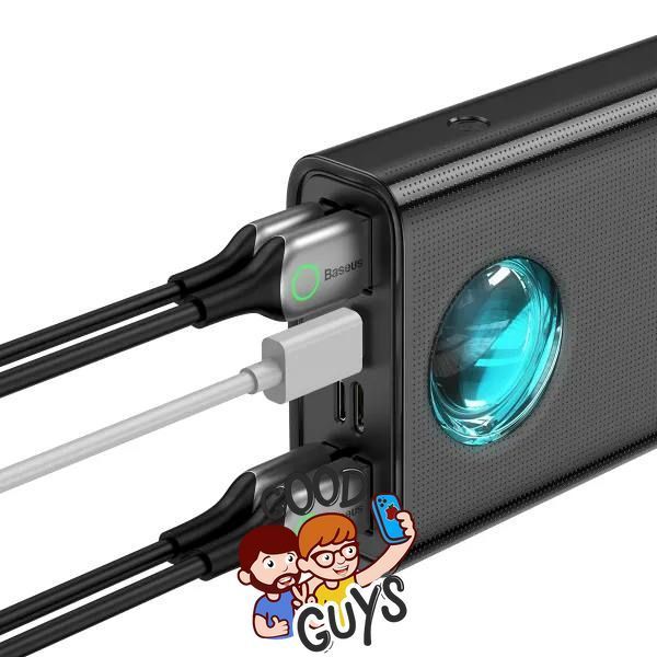 Павер бенк Baseus Amblight Digital Display Quick Charge 30000mAh 65W Overseas Edit Black 3014-0 фото
