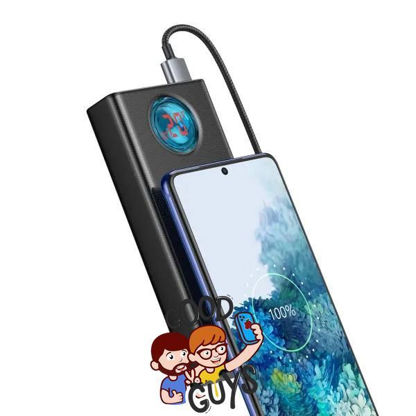 Павер бенк Baseus Amblight Digital Display Quick Charge 30000mAh 65W Overseas Edit Black 3014-0 фото