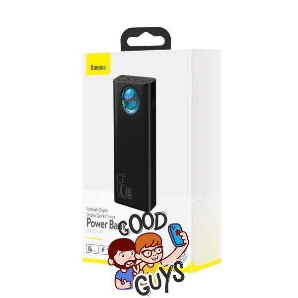 Павер бенк Baseus Amblight Digital Display Quick Charge 30000mAh 65W Overseas Edit Black 3014-0 фото
