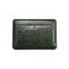Конверт шкіряний WIWU Skin Croco Geniunie Leather Sleeve Series для MacBook 14.2" Midnight green 2222-3 фото 1