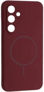 Чохол Silicone Case MagSafe для Samsung S25 Plum 2934-3 фото